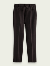 Load image into Gallery viewer, Scotch &amp; Soda High-Rise Slim-fit Trousers in Black Sky - FINAL SALE