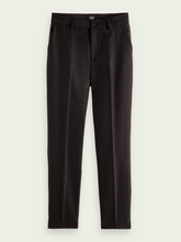 Load image into Gallery viewer, Scotch &amp; Soda High-Rise Slim-fit Trousers in Black Sky - FINAL SALE