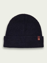 Load image into Gallery viewer, Scotch and Soda Rib Knit Beanie in Night