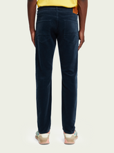 Load image into Gallery viewer, Scotch &amp; Soda Mens Ralston Slim-Stretch Cordouroy Pants in Steel -  FINAL SALE