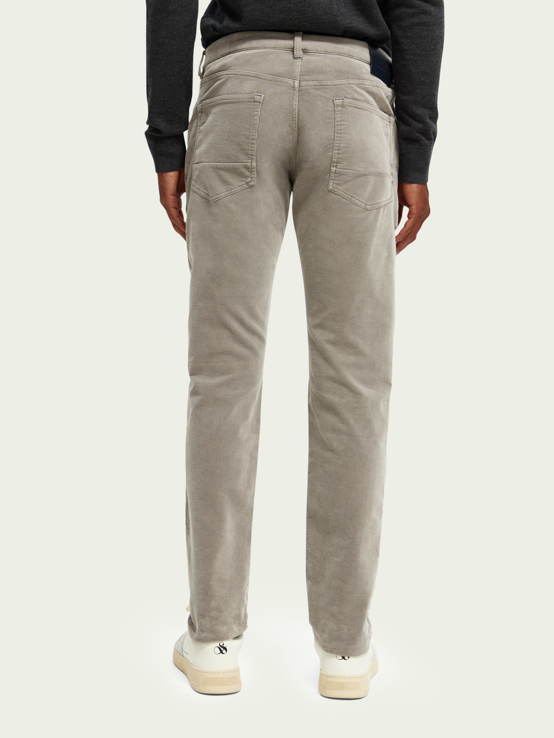 Scotch & Soda Mens Ralston Slim-Stretch Corduroy Pants in Moonstone - –  Serge+ Jane