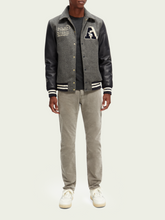 Load image into Gallery viewer, Scotch &amp; Soda Mens Ralston Slim-Stretch Corduroy Pants in Moonstone - FINAL SALE