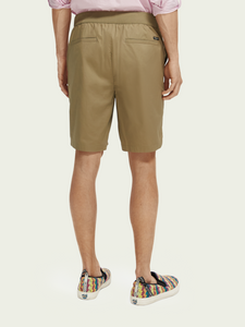 Scotch and Soda Mens Fave Poplin Shorts in Khaki - FINAL SALE