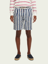 Load image into Gallery viewer, Scotch &amp; Soda Mens Blake Striped Cotton Oxford Bermuda Short - FINAL SALE