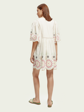 Load image into Gallery viewer, Scotch &amp; Soda Broderie Mini Dress in Vanilla White - FINAL SALE