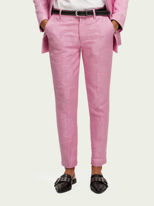 Scotch & Soda Lowry Mid-rise Slim Fit Trouser in Orchid Pink - FINAL SALE