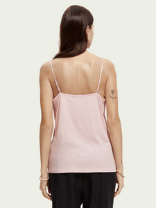Scotch & Soda Jersey V-neck Tank in Lavendar -  FINAL SALE