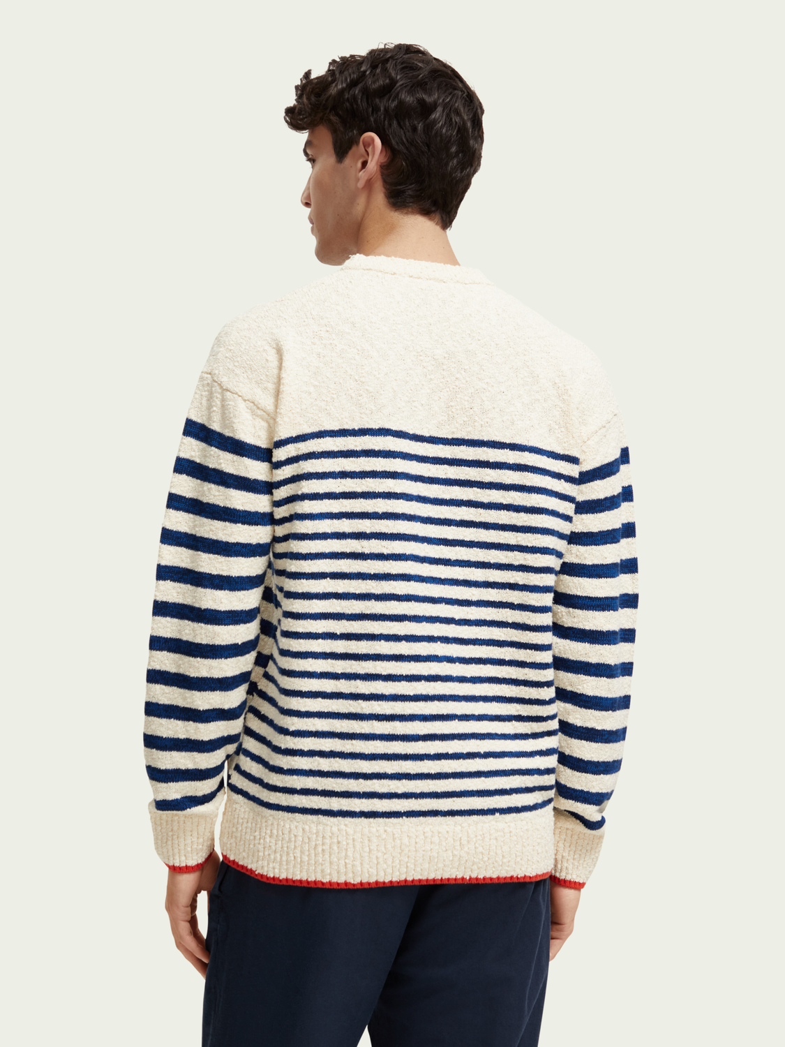 Scotch and soda clearance striped pullover