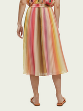 Load image into Gallery viewer, Scotch &amp; Soda Pleated Midi Skirt in Rainbow Ombre - FINAL SALE